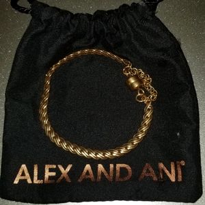 *Brand New Alex and Ani Gold Plated Bracelet*